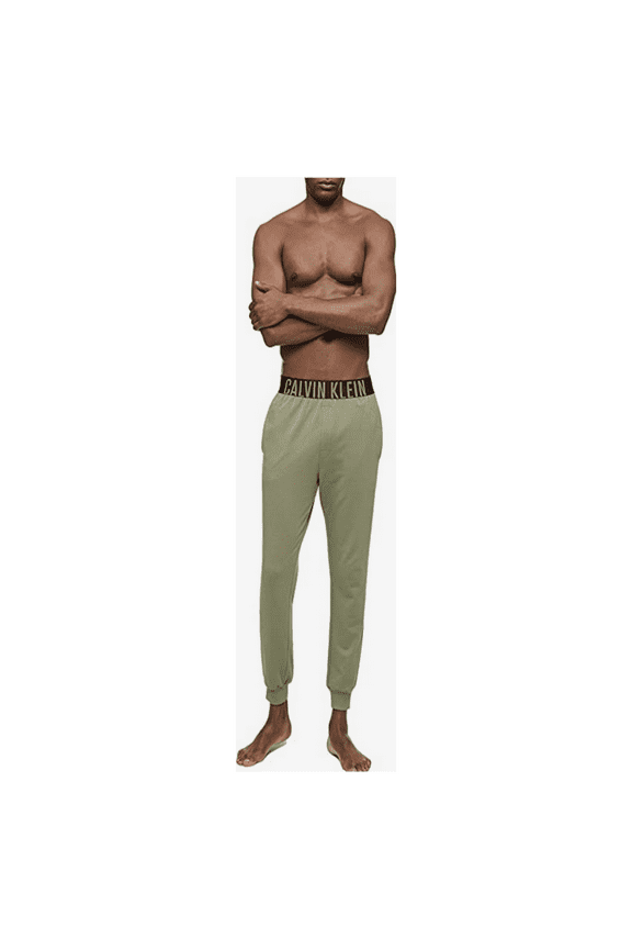 Men's Intense Power Cotton Blend Lounge Joggers, Olive Twist, L