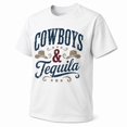 thumbnail image 4 of Cowboys & Tequila Western Graphic T-Shirt, Unisex Classic Fit Tee, 4 of 9