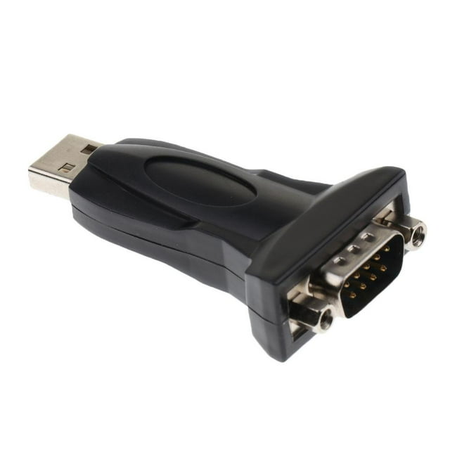 1 Paquete USB2.0 a RS232 Serial DB9 Adapter Plug hasta 480Mbps para Computadora