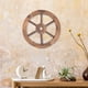 thumbnail image 3 of Rueda de carro de madera, arte de pared, rueda de madera Vintage, decoración de pared, colgante de pared decorativo, estilo aleatorio, 3 of 5