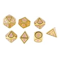 thumbnail image 2 of Juego de Dados Zulema Poliédricos de aleación de Zinc 7x, 2 of 7