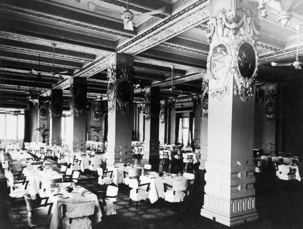 Hong Kong: Peninsula Hotel. /Nthe Main Dining Room At The Peninsula