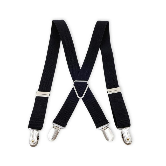 Qarigey Suspender Pantalones Correa Fotografía Adultos Pantalones elásticos Brace Belt Clip para 160-195cm Altura Boda Fiesta de negocios Type5 NO5
