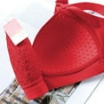 thumbnail image 4 of ALLLIST No Underwire Women Bras Red Embroidery Bralette Comfy T Shirt Women's Lingerie Size S-3XL, 4 of 5
