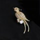 thumbnail image 3 of Broche de diamantes de imitación de pájaro de la suerte para mujeres y niñas, cristal brillante, circonita cúbica, lindos alfileres de solapa de colibrí, broches de solapa, 3 of 5