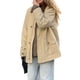 thumbnail image 3 of Chaquetas de Moda para Mujer, Otoño, con Cuello en Contraste, Cremallera, Algodón, Talla Grande, Informal, Cargo, Estilo Caqui S, 3 of 10