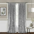 thumbnail image 1 of Achim HPPN63GY06 50 x 63 in. Polyester Light Filtering Top Tab Single Curtain Panel, Grey, 1 of 3