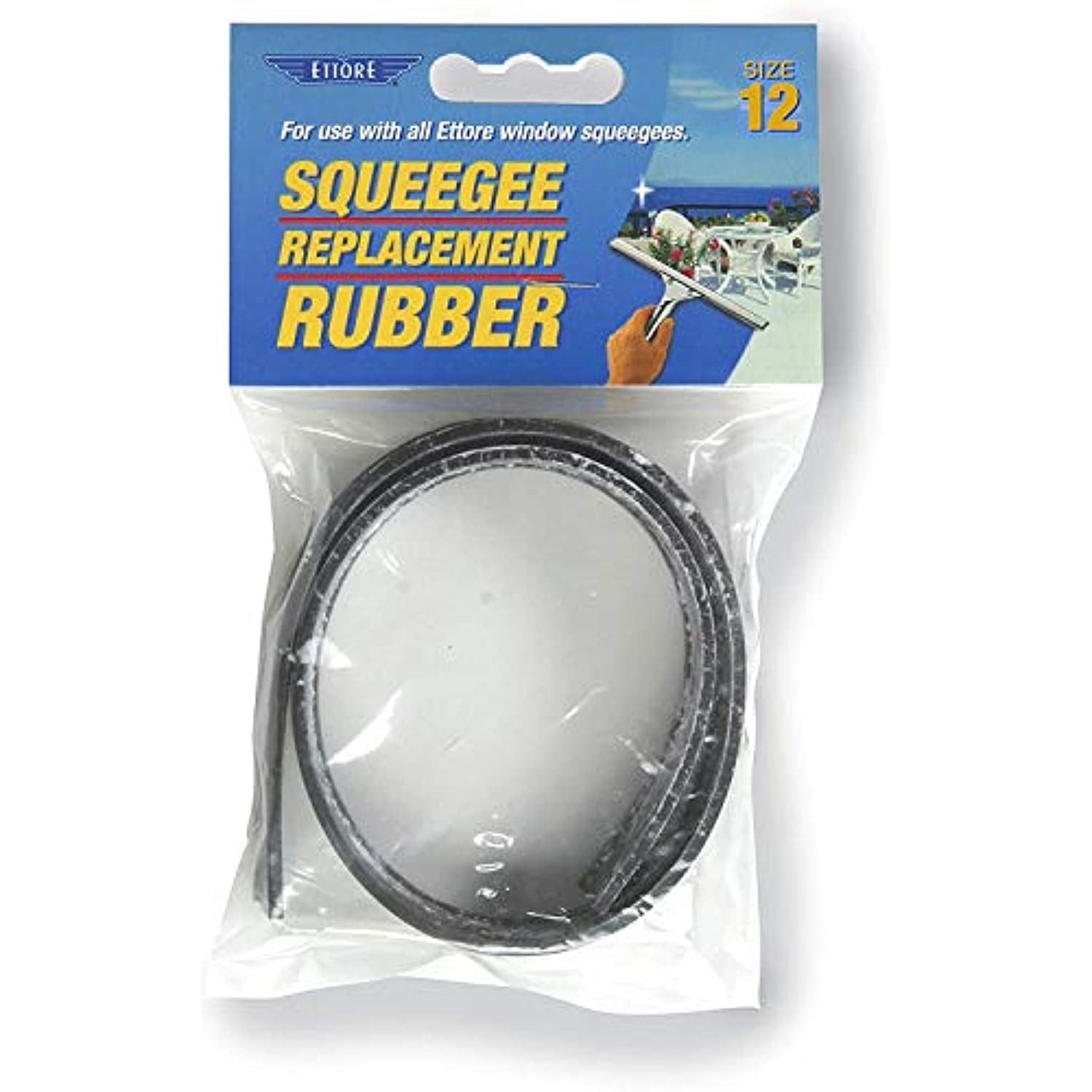 Ettore Replacement Squeegee Rubber, 12Inch Pack Of 5