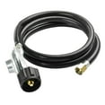 thumbnail image 1 of Propane Tank Extension Hose Regulator Gas BBQ Grill  LP Line Fire Pit Low, 1 of 7