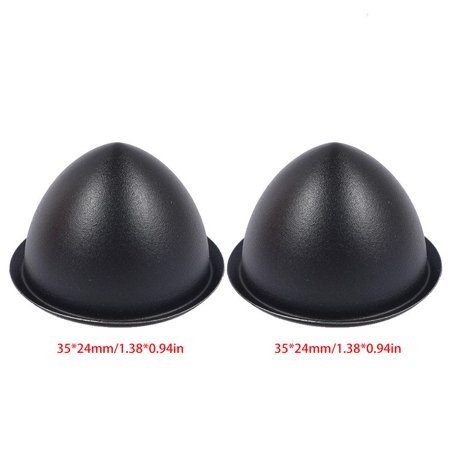 Jesscasday 2Pcs/set 14mm 24mm Black Audio Speaker Dust Cap Hard Paper Dust Cover Parts