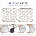 thumbnail image 6 of Balery 2 Piece Cartoon Koala Car Windshield Sun Shade|Foldable Front Windshield Shade for Car Front Window for Most Sedans SUV Truck-Medium, 6 of 7