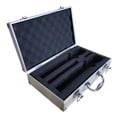 thumbnail image 3 of Blinkol Cordless Microphone Case Dustproof Sturdy Gear Transportation Instrument Box Silver, 3 of 9