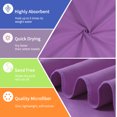 thumbnail image 3 of Unique Bargains Quick Dry Microfiber Beach Camping Towel 30" x 60" Purple, 3 of 8