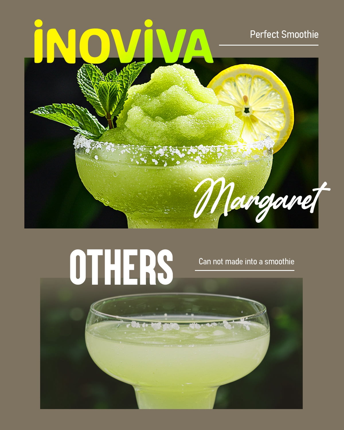 Slushie Machine, No Ice Needed, 88 oz INOVIVA Slushy Machine for Home with Self-Cleaning Function, Professional Frozen Drink Maker, 5 Preset Programs, Frozen Margaritas, Frapps, Milkshake, and More