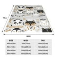 thumbnail image 3 of Sikiie Funny Animals Series Ultra-Soft Micro flannel Blanket Luxury All Seasons Warm Blanket for Bedding Sofa and Travel (4 sizes)-50"x40", 3 of 7