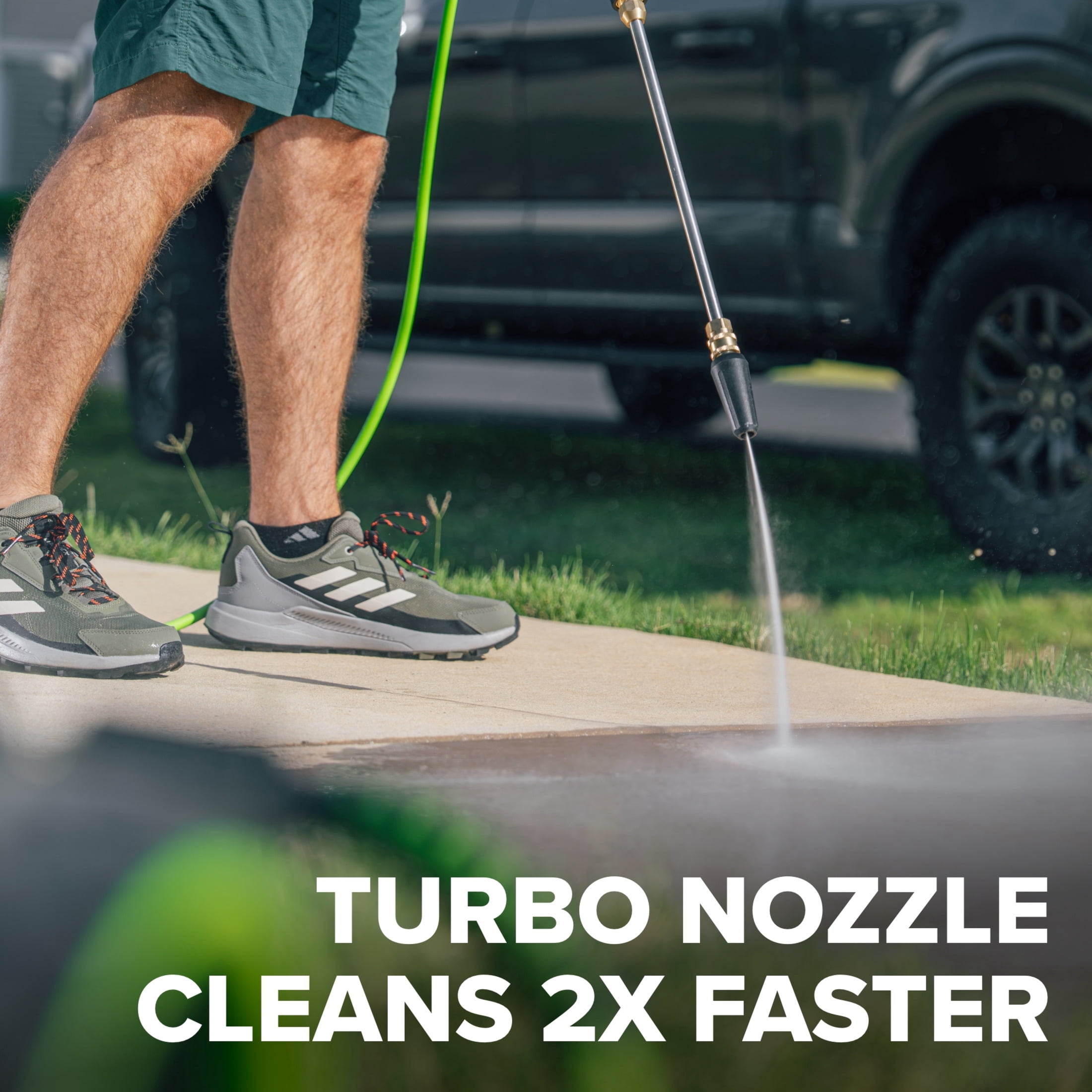 Greenworks 2500 PSI Pressure Washer, 1.1 GPM Max, AC Power, 4 Nozzles Included