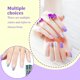 thumbnail image 4 of Minnieouse Pegatina para uñas Estilo autoadhesivo Combinación perfecta Surtido de colores clásicos Paster flexible Puntas de manicura de fuerte Juegos de manicura YMC1004, 4 of 6