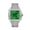 Green, variant on 16.75CT Stylish Hip Hop Iced Out VVS Moissanite Automatic Watch, Collection of 2882 D Color Moissanite Stones ,White Strap, Passes Tester