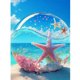 thumbnail image 1 of Kit de pintura por números DIY estrella de mar mano aceite arte imagen artesanía decoración del hogar (H1310) FLhrweasw Nuevo, 1 of 9