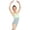 Green, variant on Girls Kids Ballet Leotard Round Neck Color Block Tank for Dance & Gymnastics