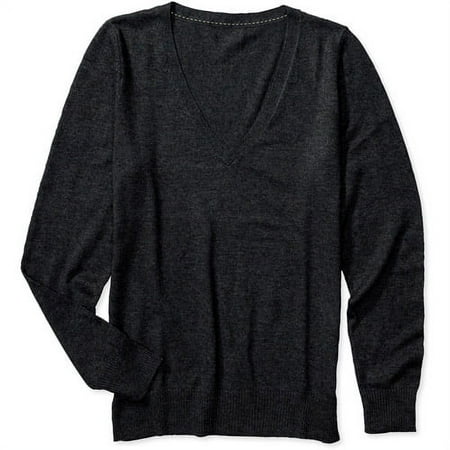 George - Women's Long-Sleeve V-Neck Sweater