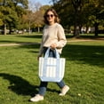 thumbnail image 4 of Pastel Mini Canvas Tote Bag,Limited Edition Canvas Tote Bag for Commuting,Traveling,Vacation,Shopping,1PC Tote Bags, 4 of 7