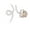 White, variant on Opening Finger Rings Adjustable Finger Rings Heart Open Rings Finger Jewelry Alloy Texture Present for Fashion Lover