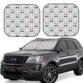thumbnail image 1 of Vsdgher Panda Bear Print Car Windshield Sun Shade, Reflective Sunshade Window Sunshade Sun Visor Protector Fit for Cars,Trucks,SUVs-Large, 1 of 6