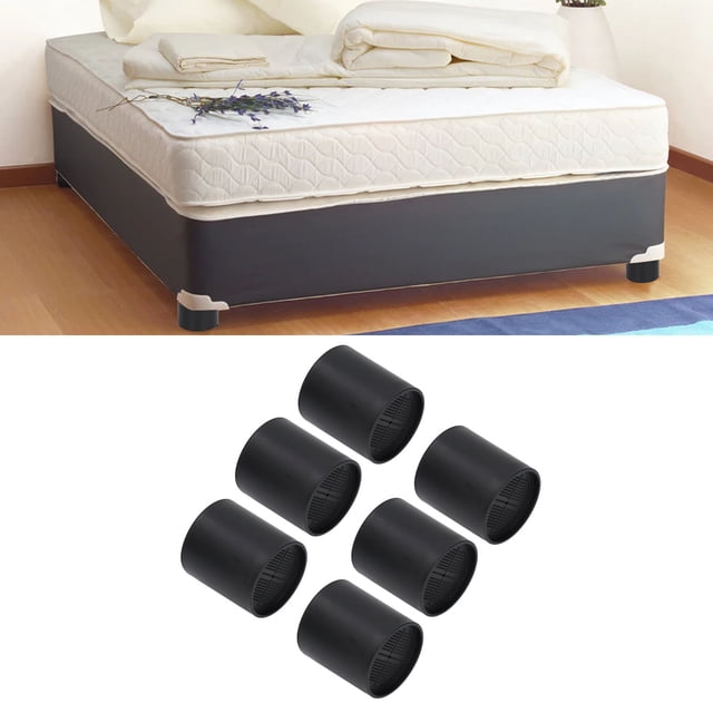 Elevadores Para Muebles, Tapete Redondo Negro Para Elevación De Muebles, Altura De Elevación De Plástico De 4 Pulgadas Para Sofás