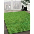 thumbnail image 3 of Ahgly Company Machine Washable Indoor Rectangle Transitional Green Area Rugs, 5' x 8', 3 of 7