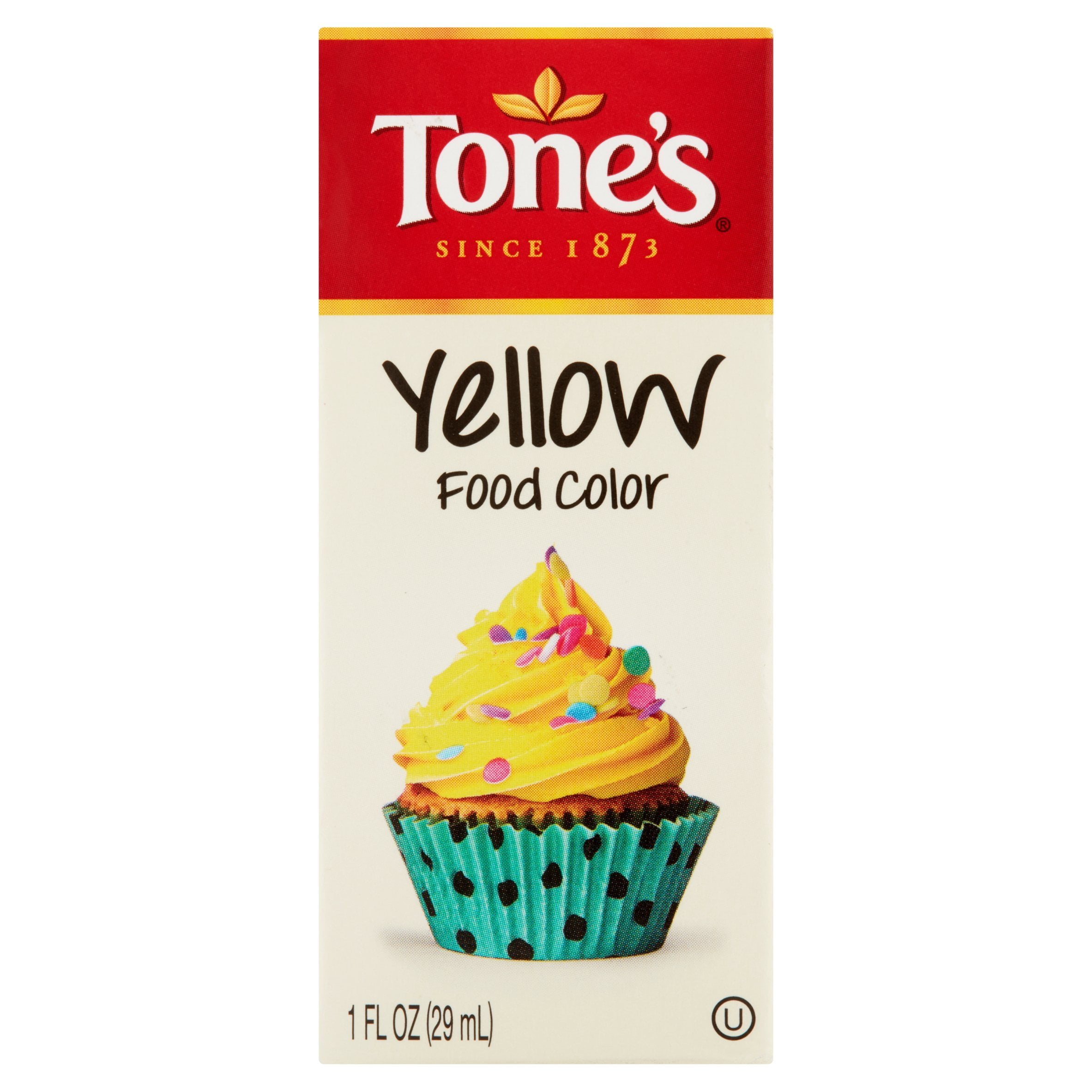 Tone's Yellow Food Color, 1 Fl Oz