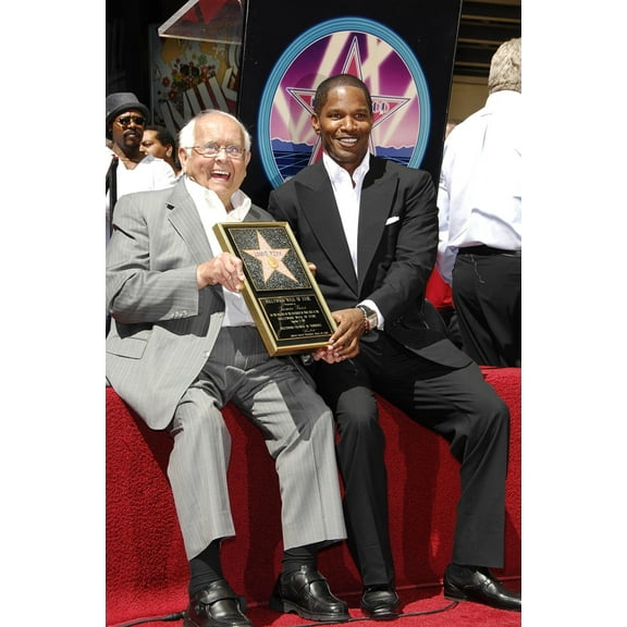 Johnny Grant Jamie Foxx At The Induction Ceremony For Star On The Hollywood Walk Of Fame For Jamie Foxx The Kodak