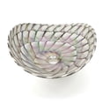 thumbnail image 5 of Ruvati 19 inch Murano Glass Art Vessel Seashell Decorative Pattern Bathroom Sink, 5 of 6