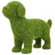 thumbnail image 1 of KAKOWELY 1 figura de perro de estilo europeo, adorno de jardín para exteriores, hilo flocado, decoración para perro., 1 of 4