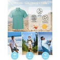 thumbnail image 3 of Off Road Ventures Mens Short Sleeve Fishing Shirt UV Sun Protection Lightweight Quick Dry Button Down Hiking Shirt for Outdoor Travel, 3 of 8