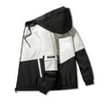 thumbnail image 1 of RXIRUCGD Veste à Capuche Slim Mode pour Hommes avec Cordon de Serrage, Kaki, Taille : 2TG, 1 of 3