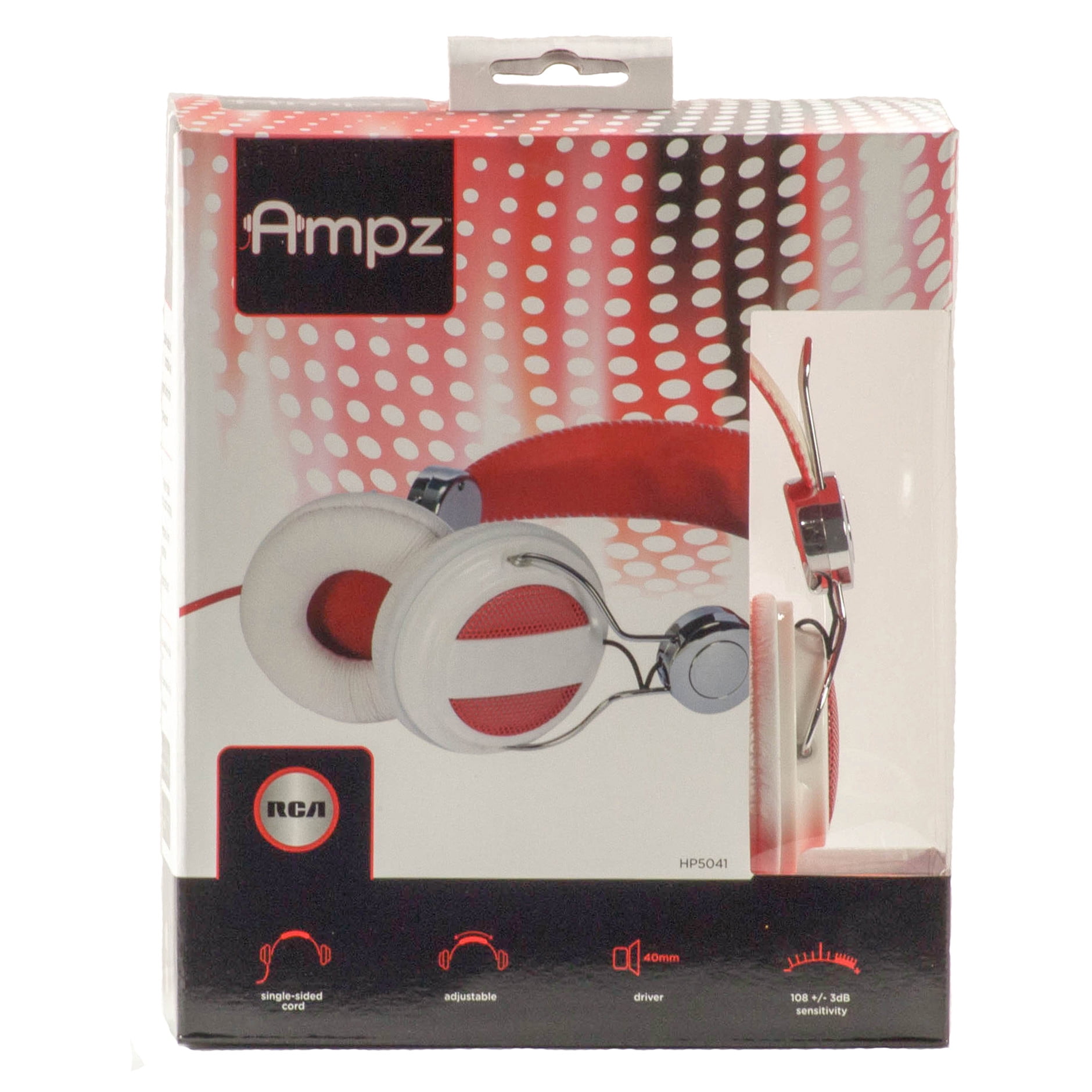 New Audiovox HP5041 RCA Ampz On Ear 