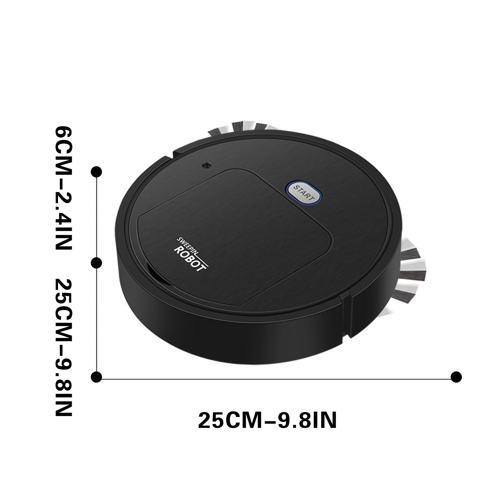 HOZVOMI Intelligent Sweeping Robot Vacuum Cleaner, 4-in-1 with Auto Water Tank, Damp Mopping & Pet Hair Removal