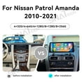 thumbnail image 4 of SNATEEN 12.3" Android 13 Car Stereo for Nissan Patrol Amanda 2010-2021 Replacement DSP Radio with Wireless CarPlay/Android Auto,GPS Navigation,Fast Boot HD Multimedia Player, 4 of 15