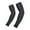 Black, variant on Sun Arm Sleeves for Men and Women - Arm Covers for Outdoor Sports, Running, Basketball, Baseball, and Football - Breathable Block Sleeves for Outdoor Activities and Daily Use, 1 Pair (White-L)