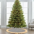 thumbnail image 5 of Autmor Buffalo Plaid Christmas Tree Skirt, 48Inch Farmhouse Xmas Tree Collar Decorates Your Home for The Holidays, 5 of 5