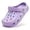 Purple, variant on GUBARUN Toddler Garden Clogs for Boys Girls Slip on Kids Sandals Beach Pool Slipper