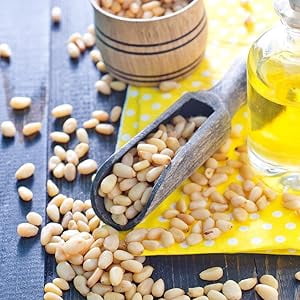 We Got Nuts Raw Whole Pine Nuts, 2 lb Bag, Kosher, Natural Snack or Cooking Ingredient