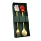 thumbnail image 4 of Juego de cuchara y tenedor, vajilla de Año Nuevo chino, cubiertos, utensilios de cocina Estilo D, 4 of 9