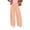 Orange, variant on VEKDONE Womens Plaid Wide Leg Palazzo Pants Casual Baggy Barrel Pants Trendy Elastic High Waist Comfy Straight Trousers with Pockets Black M