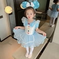 thumbnail image 4 of Falda de baile de ballet para niñas, ropa de práctica de verano, ropa de actuación de una pieza para niñas, falda de princesa mejorada, 4 of 6