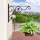 thumbnail image 3 of Muyoka Soporte para colgar plantas, soporte para colgar plantas de metal decorativo, gancho para colgar plantas, colgador para plantas de hierro, decoración de patio interior al aire libre para comede Muyoka Hogar, 3 of 7