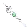 thumbnail image 1 of Metal Crystal Spiral Wind  para interior al aire libre verde Sharpla Spinner de viento Crystal Twisters, 1 of 8