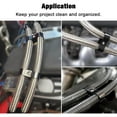 thumbnail image 3 of 10AN Hose Separator Clamp, Compact Fuel Hose Divider Reusable  For Water Pipe, 3 of 8
