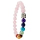 thumbnail image 1 of Un montón de preciosas budistas, brazalete para mujer, niña, , 7 estilos. Rosado Zulema Brazalete de cuentas de Buda de cristal, 1 of 5
